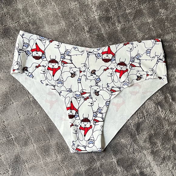 Aerie Superchill No Show cotton cheeky underwear polar bears, XS NWOT - Picture 1 of 5